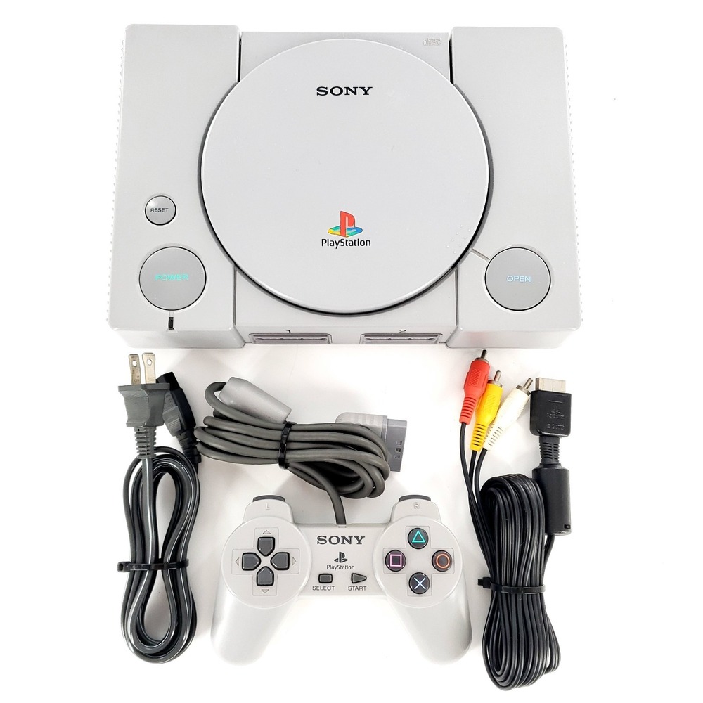 Sony PlayStation 1 Console SCPH-9001 w/ Controller & Cables Excellent Tested